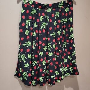 Lularoe Ladybug Madison Skirt with Pockets Sz XL